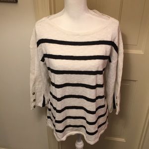 Talbots Striped Pullover Sweater NWT